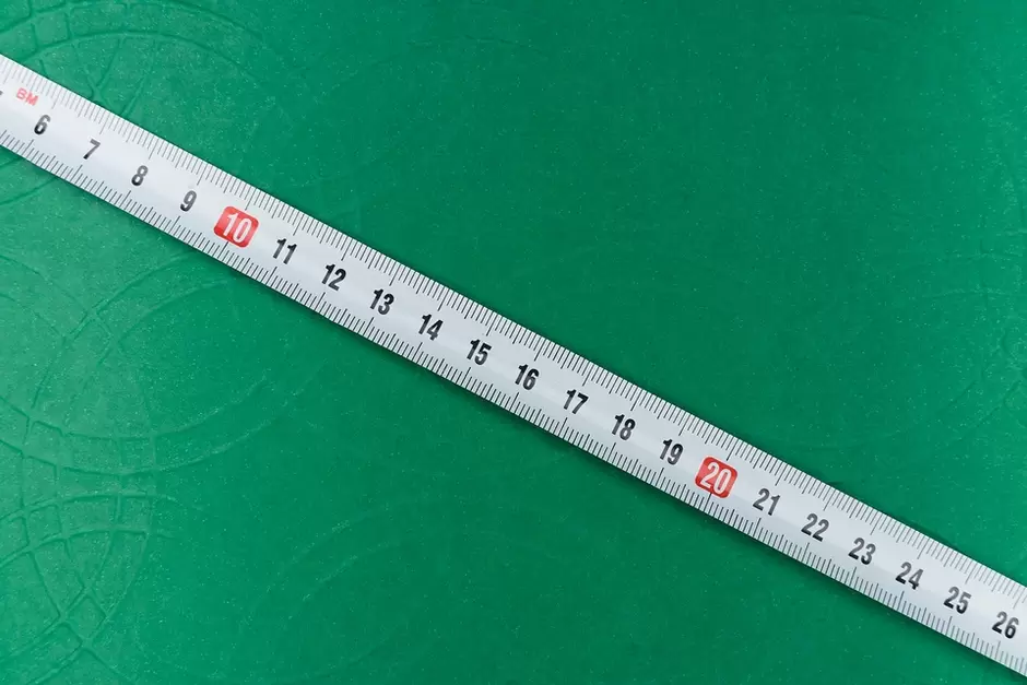 сантиметр для вимірювання члена перед збільшенням
